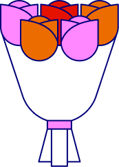 チューリップのブーケ