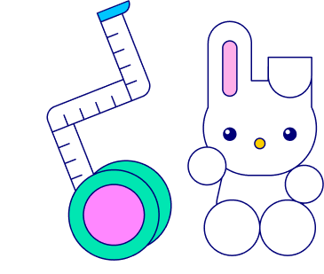 続いてぬいぐるみとレターパックライトで背くらべ！中に入りそうかな？