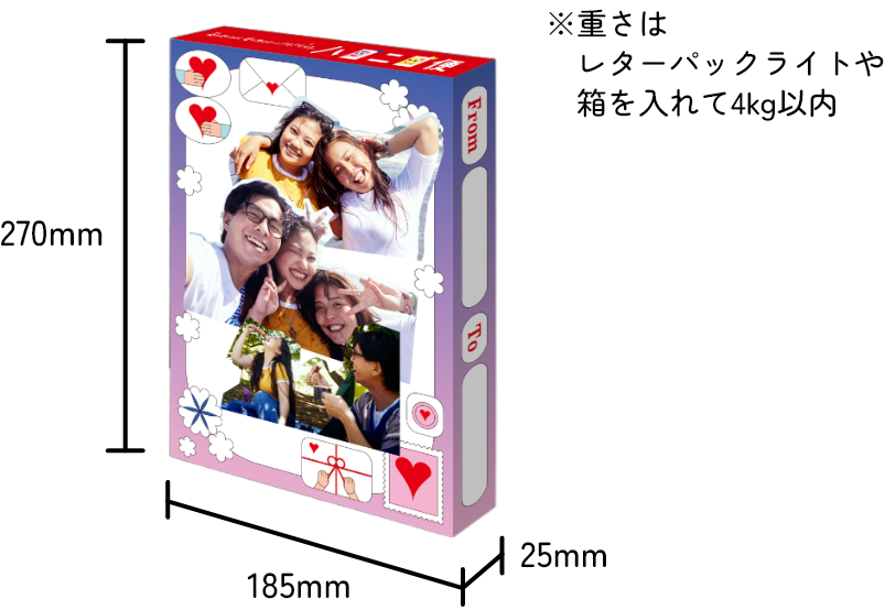 ズッキュン♡ハコニコ便で、持ち込めるギフトのサイズにルールはありますか？