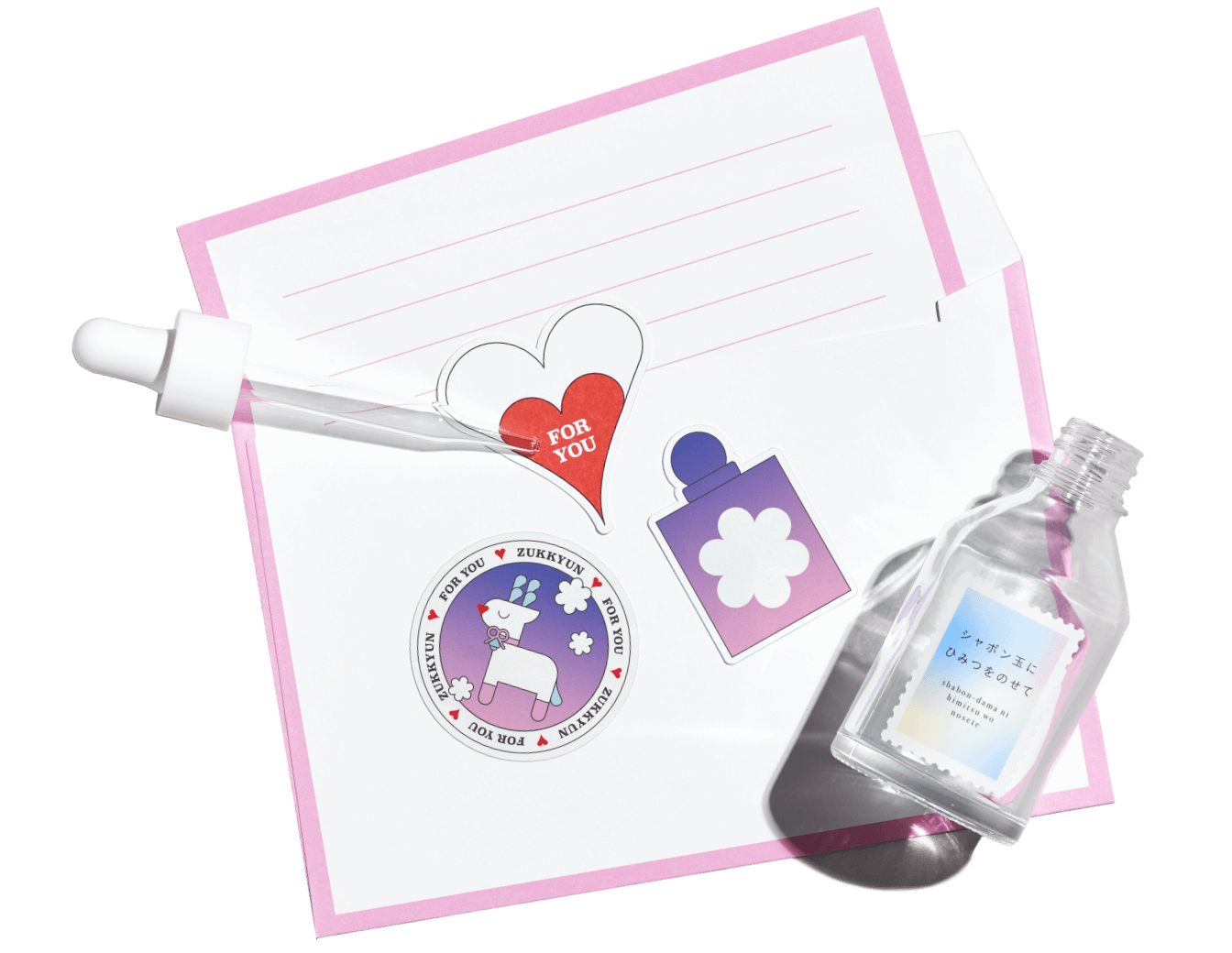 1お気に入りの香りを手紙にのせてふんわり♥香りレター